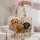 Four distinct dog portraits with scattered colorful garden blooms. Four Beloved Dog Portraits Quilted Tote Bag - 5