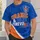 Orange Blue Basketball and City Bridge Tribute for Courtside Leisure and Game Day Fans All-over Print Unisex T-shirt - 6