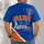 Orange Blue Basketball and City Bridge Tribute for Courtside Leisure and Game Day Fans All-over Print Unisex T-shirt - 4