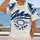 Navy Football Star Crest for Game Day Tailgates and Classic Gridiron Fans All-over Print Unisex T-shirt - 2