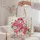 Pink Ribbon Rose and Daisy Art for Breast Cancer Awareness and Warrior Support Quilted Tote Bag - 5