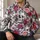Skull And Colorful Flower Repeat For Alternative Streetwear And Everyday Style All-over Print Hoodie (Lightweight) - 6