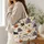 Halloween Ghosts, Pumpkin Cats & Haunted Houses for Spooky Season and Fall Celebrations Quilted Tote Bag - 3