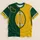 Green And Gold Football Lacing For Rugby Game Day Weekend Spirit For Dedicated Fans All-over Print Unisex T-shirt - 5
