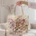 Whimsical Pastel Circus Characters for Birthday Cheer, Travel Days and Everyday Fun Gifts Quilted Tote Bag - 5