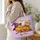 Cute Ghost and Pumpkin Halloween Characters for Spooky Season Gifts and Parties Quilted Tote Bag - 3