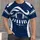 Navy Football Star Emblem for Game Day Tailgates and Weekend Fan Wear Lovers All-over Print Unisex T-shirt - 1