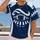 Navy Football Star Emblem for Game Day Tailgates and Weekend Fan Wear Lovers All-over Print Unisex T-shirt - 2