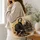 Masked Horror Figure and Haunted House for Halloween Night Fans and Collectors Quilted Tote Bag - 3
