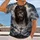Crowned Christ in Storm Clouds for Devotional Faith and Religious Expression All-over Print Unisex T-shirt - 2