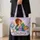 Curly-Haired Science Teacher Classroom Scene for Teacher Appreciation Gifts and Book Lovers Quilted Tote Bag - 4
