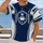 Navy Football Shield And Star Motif For Game Day Weekends And Tailgate Gatherings All-over Print Unisex T-shirt - 2