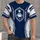 Navy Football Shield And Star Motif For Game Day Weekends And Tailgate Gatherings All-over Print Unisex T-shirt - 1