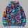 Swirling Pumpkins, Friendly Ghosts & Bats for Colorful Autumn Night Celebrations All-over Print Hoodie (Lightweight) - 5