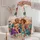Four Glamorous Silver-Haired Friends Sharing Cocktails for a Tropical Girls' Night Gift Quilted Tote Bag - 5
