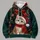 Festive Kitten in Santa Cap with Christmas Tree Cheer for Cozy Winter Celebrations All-over Print Hoodie (Lightweight) - 4