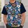 Multicolored Raccoon Faces for Tropical Vacations and Relaxed Beach Getaways for Men All-over Print Unisex T-shirt - 6