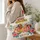 Retro Tropical Grandmother Friends With Hibiscus for Beach Days and Best Friend Gifts Quilted Tote Bag - 3