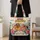 Retro Tropical Grandmother Friends With Hibiscus for Beach Days and Best Friend Gifts Quilted Tote Bag - 4