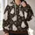 Ghosts, Snowflakes and Pine Sprigs for Cozy Christmas Gatherings and Winter Outings All-over Print Hoodie (Lightweight) - 2