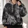 Monochrome Tiger And Wolf Wildlife Art For Outdoor Adventures And Everyday Wear All-over Print Hoodie (Lightweight) - 2