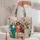 Four Mature Friends in Miami Colors for Birthday Getaways and Sunny Travel Days Quilted Tote Bag - 5