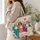 Four Mature Friends in Miami Colors for Birthday Getaways and Sunny Travel Days Quilted Tote Bag - 3