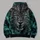 Luminous Green-Eyed Leopard Portrait for Bold Outdoor Style and Everyday Adventure All-over Print Hoodie (Lightweight) - 5