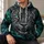 Luminous Green-Eyed Leopard Portrait for Bold Outdoor Style and Everyday Adventure All-over Print Hoodie (Lightweight) - 6