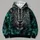 Luminous Green-Eyed Leopard Portrait for Bold Outdoor Style and Everyday Adventure All-over Print Hoodie (Lightweight) - 4