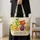 Friendly Food Friends for Back to School and Teacher Appreciation Gifts for Young Readers Quilted Tote Bag - 4