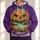 Vomiting Pumpkin Halloween Scene For Spooky October Celebrations And Parties All-over Print Hoodie (Lightweight) - 1