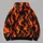 Vibrant Orange Flame Motifs for Festival Nights and Bold Everyday Streetwear Style All-over Print Hoodie (Lightweight) - 5