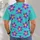 Turquoise Daisy Blossoms for Cheerful Spring Days, Colorful Everyday Wear and Outings All-over Print Unisex T-shirt - 4