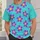 Turquoise Daisy Blossoms for Cheerful Spring Days, Colorful Everyday Wear and Outings All-over Print Unisex T-shirt - 6