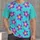 Turquoise Daisy Blossoms for Cheerful Spring Days, Colorful Everyday Wear and Outings All-over Print Unisex T-shirt - 1