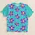 Turquoise Daisy Blossoms for Cheerful Spring Days, Colorful Everyday Wear and Outings All-over Print Unisex T-shirt - 5