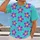 Turquoise Daisy Blossoms for Cheerful Spring Days, Colorful Everyday Wear and Outings All-over Print Unisex T-shirt - 2