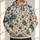 Teal Blue Floral Vine and Ochre Botanical Motifs for Relaxed Everyday Wear Gifts All-over Print Hoodie (Lightweight) - 1
