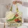 Green Caterpillar Storybook Scene for Reading Days and Gifts for Young Readers Too Quilted Tote Bag - 5