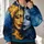Split Sun And Moon Faces For Halloween Nights, Gothic Gatherings And Autumn Evenings All-over Print Hoodie (Lightweight) - 2
