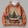 Snow Globe Christmas Tree Scene for Cozy Winter Celebrations and Holiday Gatherings All-over Print Hoodie (Lightweight) - 4