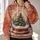 Snow Globe Christmas Tree Scene for Cozy Winter Celebrations and Holiday Gatherings All-over Print Hoodie (Lightweight) - 2