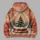 Snow Globe Christmas Tree Scene for Cozy Winter Celebrations and Holiday Gatherings All-over Print Hoodie (Lightweight) - 5
