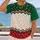 Christmas Snowflake Chevron Holiday Colorblock for Festive Winter Celebrations All-over Print Unisex T-shirt - 2