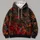Crimson Amber Molten Stone for Bold Urban Style and Everyday Outdoor Wear All-over Print Hoodie (Lightweight) - 4