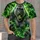 Roaring Silver Gorilla and Neon Green Energy for Bold Everyday Adventures All-over Print Unisex T-shirt - 1