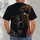 Roaring Bear And Football Cityscape For Game Day And Weekend Sports Fans All-over Print Unisex T-shirt - 4