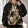 Christmas Kitten Tree Scene for Festive Winter Celebrations and Cozy Cat Lovers All-over Print Hoodie (Lightweight) - 2