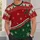 Red Green Snowflake Evergreen Holiday Style for Christmas Gatherings and Winter Cheer All-over Print Unisex T-shirt - 6